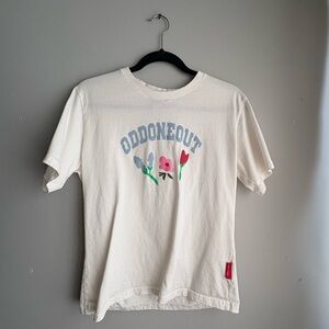 Odd One Out Korean Brand Flower Tee